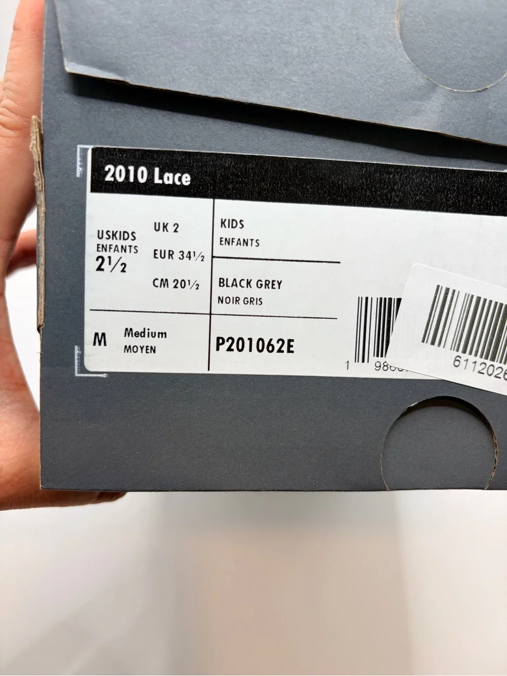 New Balance 2010 Lace Black, Gray & Cream Retro Running Sneakers